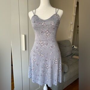 Garage Dress XS purple-gray spaghetti straps
